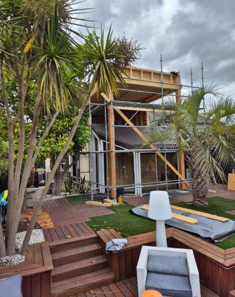 Extension de maison en bois