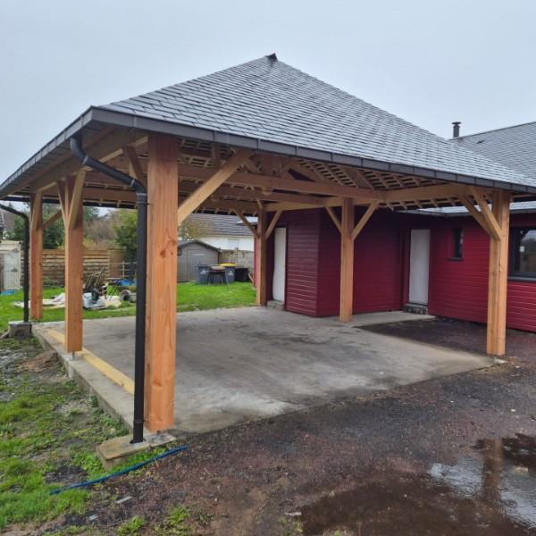 carport en bois